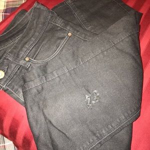 ash black skinny jeans